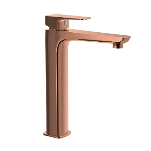 Picture of Single Lever High Neck Basin Mixer - Blush Gold PVD