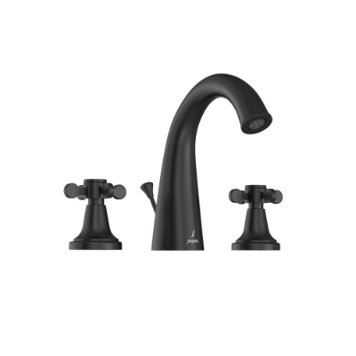 Picture of 3 hole Basin Mixer with Popup waste - Black Matt