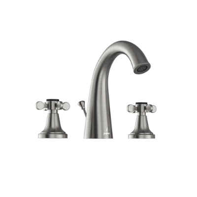 Picture of 3 hole Basin Mixer with Popup waste - Stainless Steel