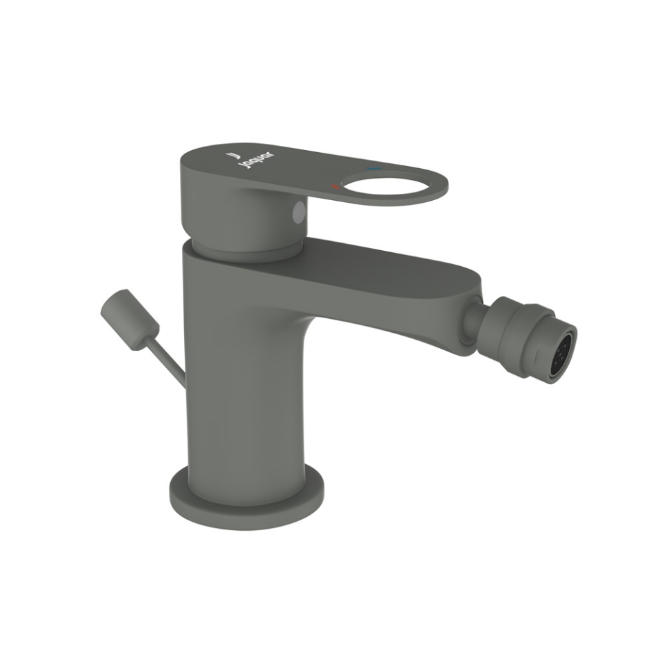 Picture of Single Lever Bidet Mixer with Popup Waste - Graphite