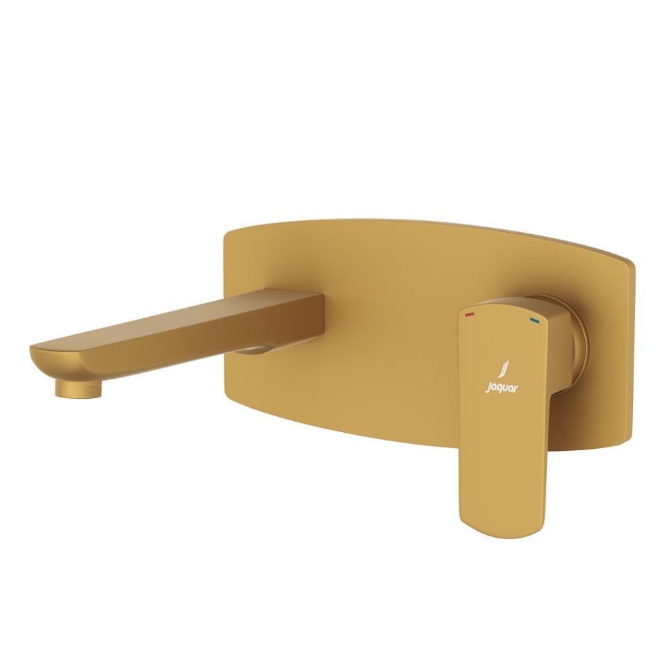 Picture of Exposed Parts of Single Lever Built-in In-wall Manual Valve - Gold Matt PVD