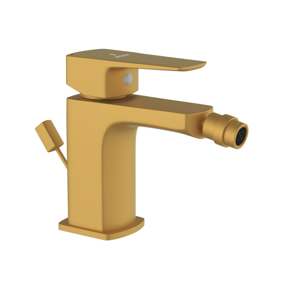Picture of Single Lever Bidet Mixer with Popup Waste - Gold Matt PVD