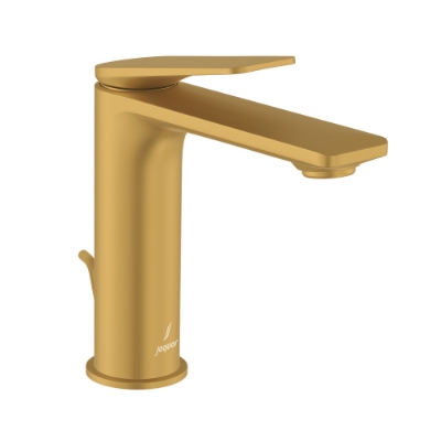 Picture of Single Lever Extended Basin Mixer with Popup Waste - Gold Matt PVD